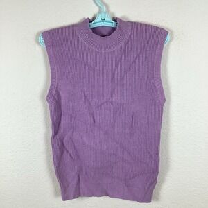 Amarmia Womens Sweater Sz S Sleeveless Soft Comfort Warm Pullover Excellent